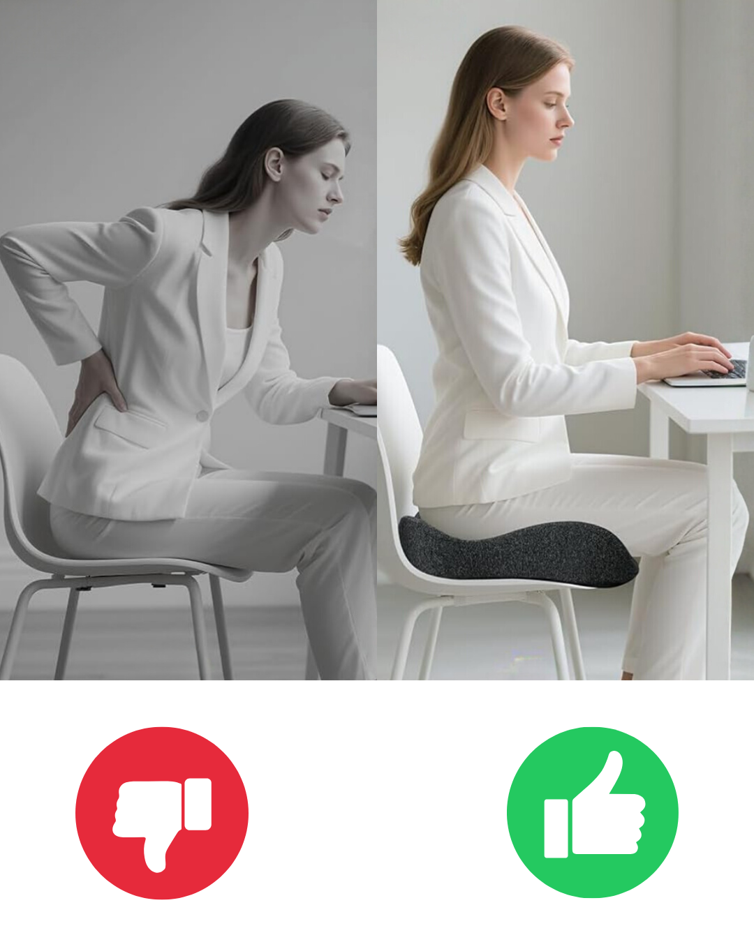 SittSmart™ Original – ergonomisk sittdyna för stol